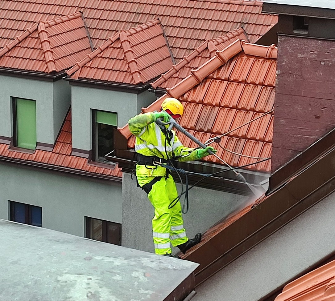 mycie dachu karcherem Warszawa